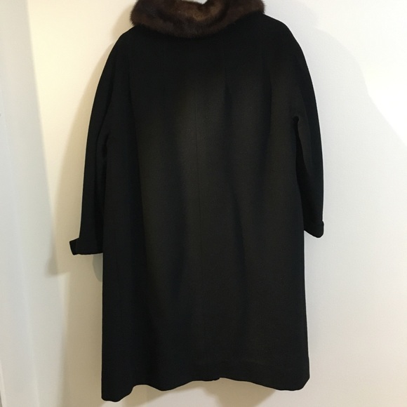 Vintage coat with fur collar (xs-small) - Picture 3 of 16